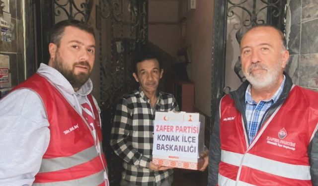 Zafer Partisi Konak’tan dayanışma örneği