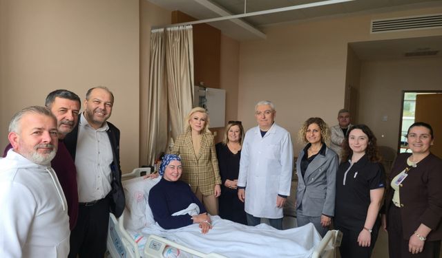 AK Parti İzmir Milletvekili Şebnem Bursalı’dan geçmiş olsun ziyareti