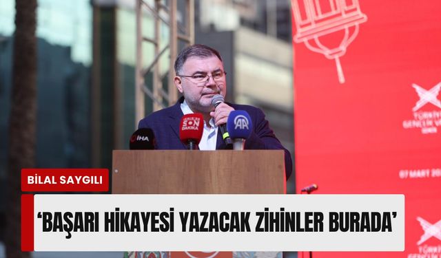 'Başarı hikayesi yazacak zihinler burada': Bilal Saygılı’dan TÜGVA gençliğine tam not