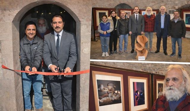 Çeşme Kalesi'nde Emel Nilgün Süldür'ün 'Still Life' sergisi açıldı