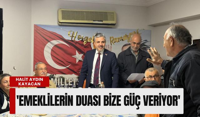 Balçova'da emekliler iftar sofrasında buluştu: 'Emeklilerin duası bize güç veriyor'