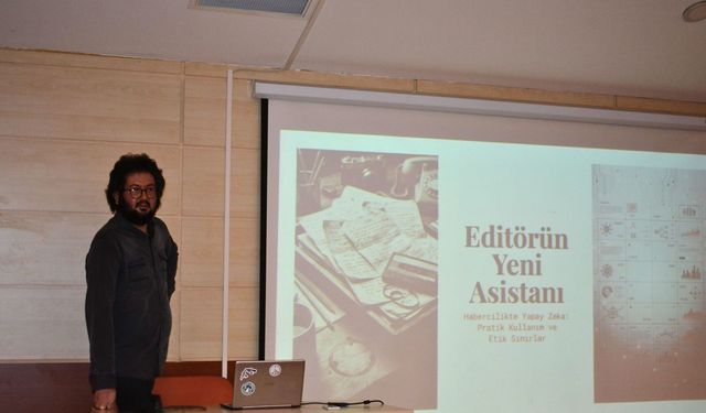 EÜ’de öğrenciler yapay zeka ile haberciliği öğrendi