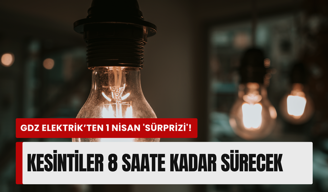 İzmir’de 1 Nisan Çarşamba günü planlı kesinti! Gediz Elektrik uyardı
