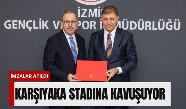 İmzalar atıldı! Karşıyaka stadına kavuşuyor