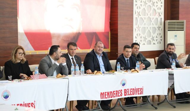 Menderes’te muhtarlar ve belediye yönetimi buluştu