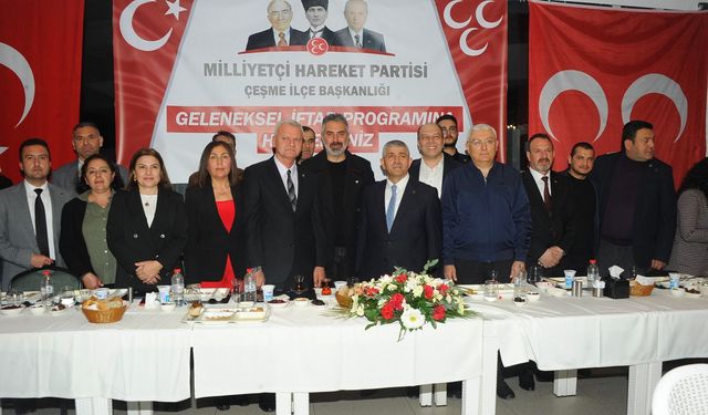 MHP Çeşme iftar sofrasında buluştu