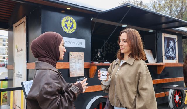 Öğrenciler ve vatandaşlar için ideal iki yeni kafe: Buca 1923 Ray ve Vagon Büfe