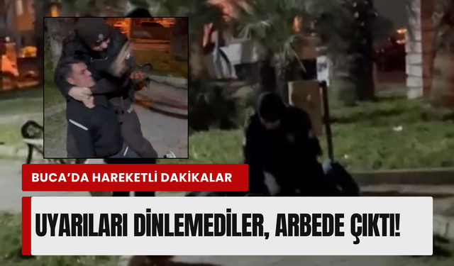 Parkta taşkınlık çıkardılar, görevli bekçilere direndiler!