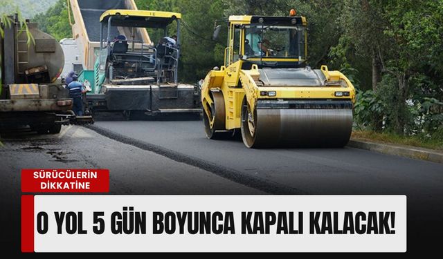 İzmirli sürücülerin dikkatine: Bayraklı’da o yol 5 gün boyunca kapalı kalacak!