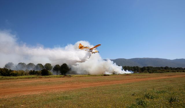 İzmir’de orman yangınlarına karşı geniş kapsamlı tatbikat