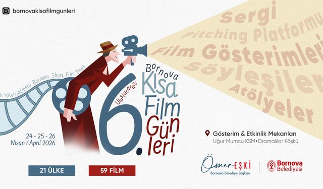 6. Uluslararası Bornova Kısa Film Günleri başlıyor: 21 ülkeden 59 film İzmir’de!