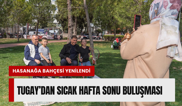 Başkan Tugay yenilenen Hasanağa Bahçesi’ni adım adım gezdi