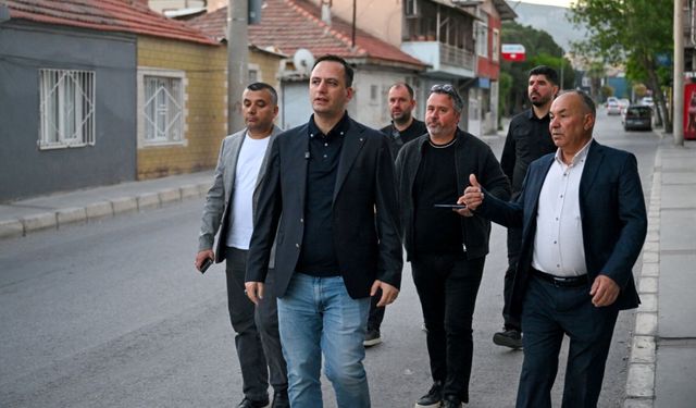 Başkan Eşki Egemenlik Mahallesi’nde saha incelemesi yaptı