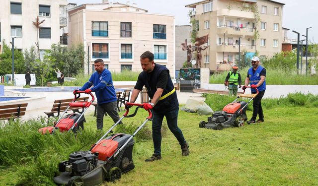 Buca’da 47 mahallede yabani ot temizliği çalışmaları başladı