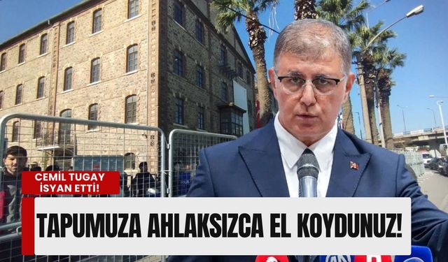 Cemil Tugay’dan Meslek Fabrikası isyanı: 'Tertemiz tapumuza ahlaksızca el koydunuz!'