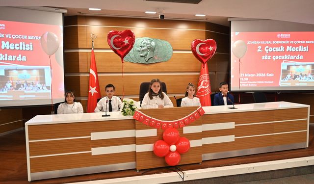 Çocukların sesi Bornova’da yükseldi