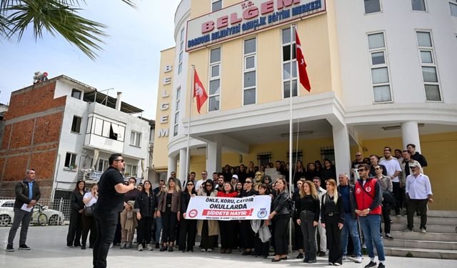 Bornova’dan şiddete karşı ortak çığlık