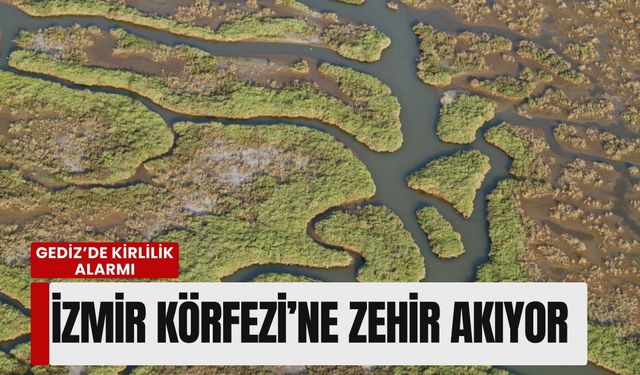 Gediz’de kirlilik alarmı: İzmir Körfezi’ne zehir akıyor