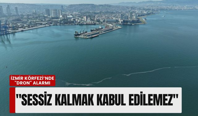 İzmir Körfezi’nde 'Dron' alarmı: 'Sessiz kalmak kabul edilemez'