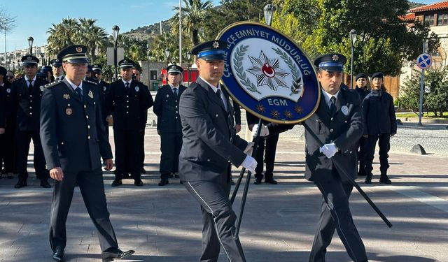 Türk Polis Teşkilatı’nın kuruluşu Çeşme’de törenle kutlandı