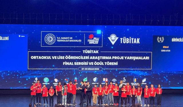 İzmirli öğrenciler TÜBİTAK finallerinde dereceler aldı