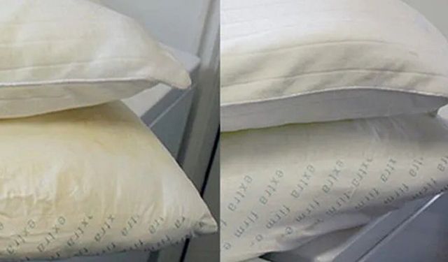 Yastık kılıflarındaki inatçı sarı lekelere son: İlk günkü beyazlığa dönüş!