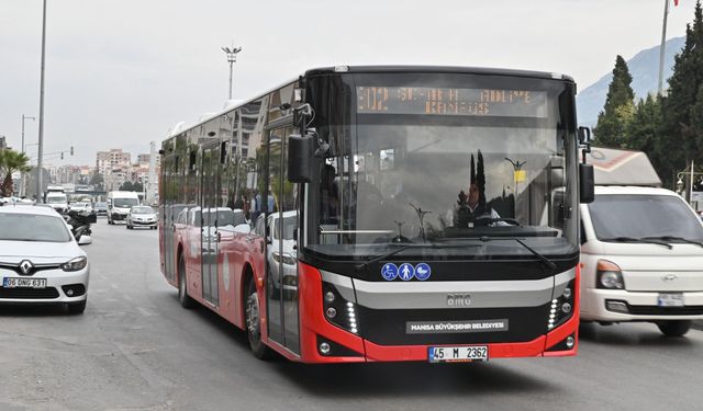 Manisa’da 19 Mayıs’ta toplu ulaşım ücretsiz olacak