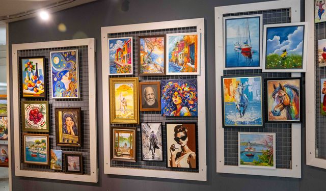 Bornova’da sanat yolculuğu sergiye dönüştü