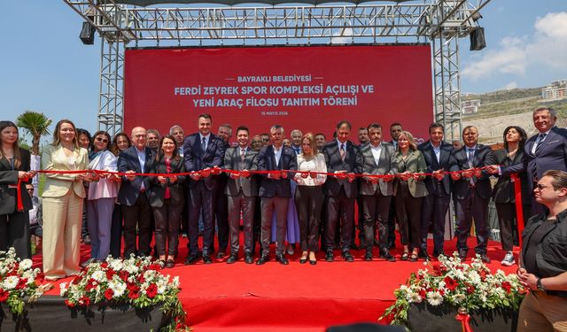Bayraklı’ya Ferdi Zeyrek Spor Kompleksi ve 38 yeni araç