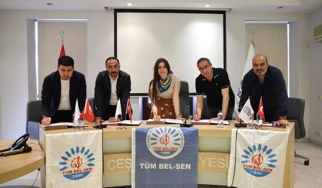 Belediye ve sendika anlaştı: Çeşme’de TİS yürürlüğe girdi