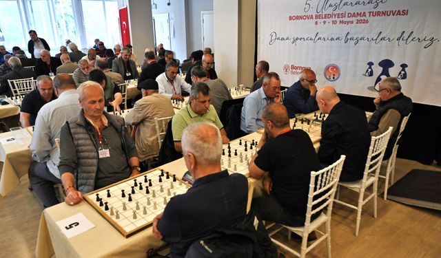 Bornova’da 5. Uluslararası Türk Daması Turnuvası sona erdi