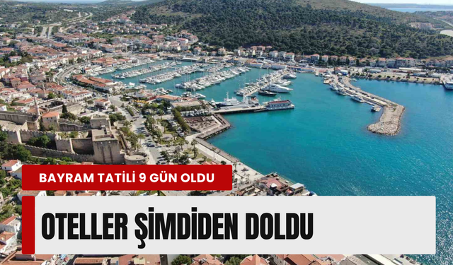 Çeşme bayrama hazır: Hedef yüzde 100 doluluk