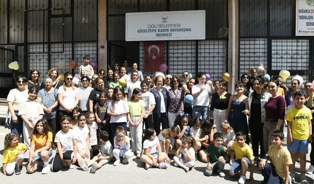 Çiğli Kadın Dayanışma etüt öğrencilerini şenlikte buluşturdu