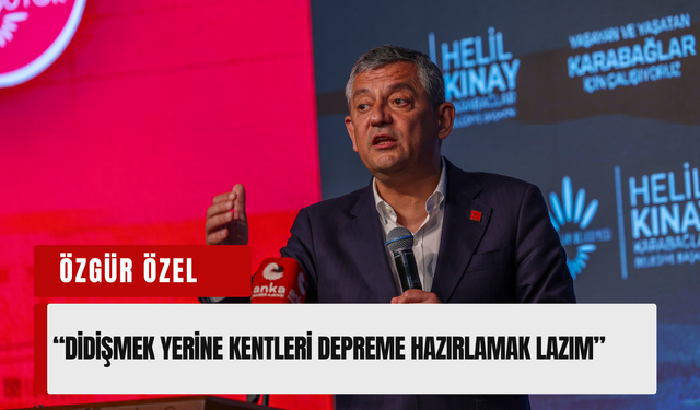 CHP Lideri Özel İzmir’den seslendi: 'Didişmeyi bırakın...'