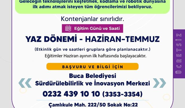 Kod’inci Robotik Kodlama Atölyeleri’nde yeni dönem başlıyor
