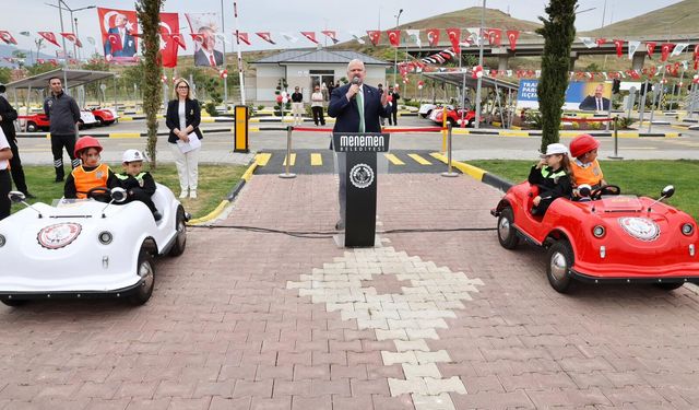Menemen Asarlık’ta Trafik Eğitim Parkuru hizmete açıldı