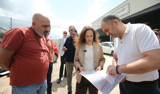 Örnekköy esnafı taleplerini Başkan Ünsal'a iletti