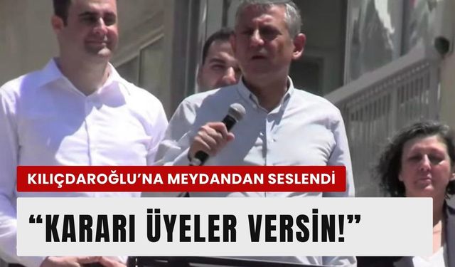 Özgür Özel'den Kılıçdaroğlu'na çağrı!