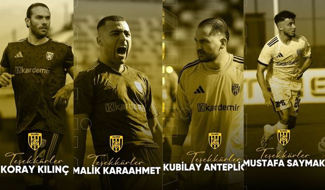 Aliağa FK’de 4 ayrılık