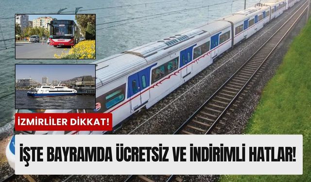 İzmir Kurban Bayramı toplu taşıma fiyat tarifesi açıklandı