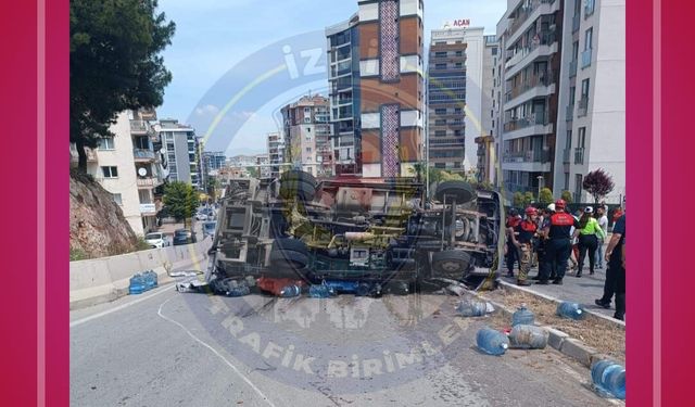 İzmir çevreyolu Buca sapağında kaza!