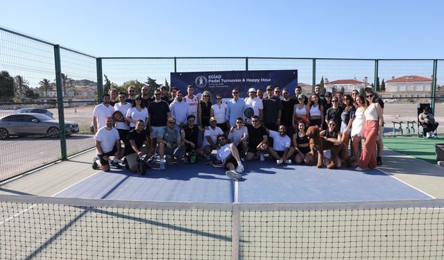 EGİAD üyeleri Alaçatı’da spor ve sosyal yaşamda buluştu