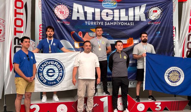Egeli sporcu Adnan Efe Uçar Türkiye ikincisi oldu