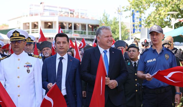 Atatürk’ün Urla’ya gelişinin 100. yılı coşkuyla kutlandı
