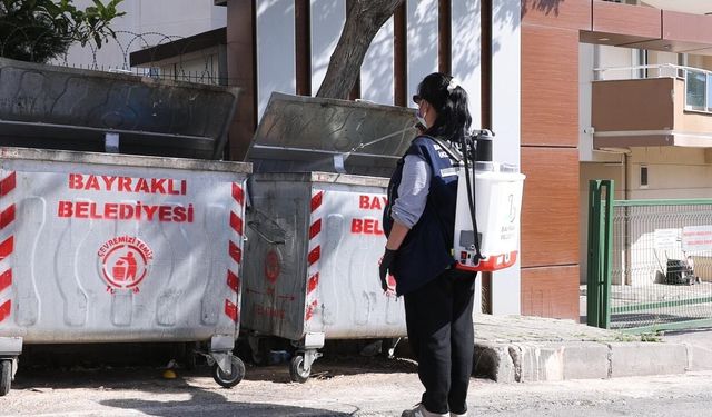 Bayraklı’da yaz dönemi ilaçlama çalışmaları hız kazandı
