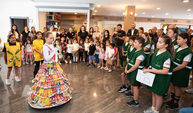 Narlıdereli çocuklardan çevre için anlamlı mesaj
