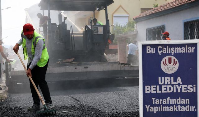 Urla’da yol seferberliği: 186 milyon TL’lik yatırım!