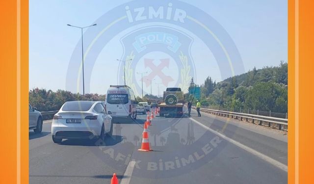 İzmir’de otoyolu kullananlar dikkat: Tam 4 kilometre kuyruk var!