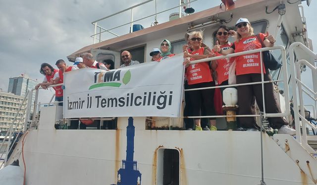 İzmir’in mavisi için TEMA sahada, Körfez güvende!