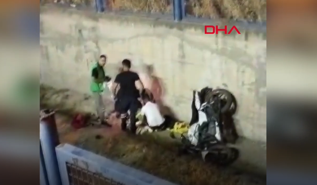İzmir’de dereye uçan motosikletin sürücüsü hayatını kaybetti!